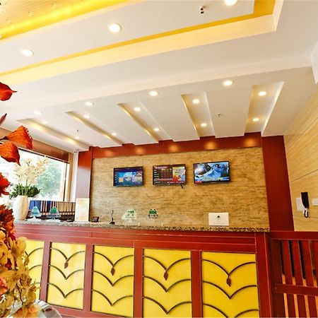 Greentree Inn Anhui Guangde Zhongyang Lecheng Business Hotel Eksteriør bilde