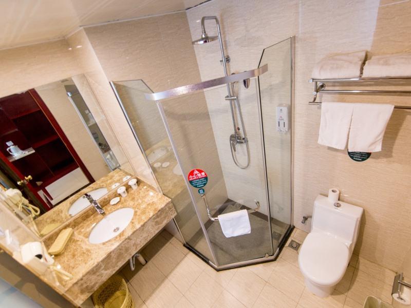 Greentree Inn Anhui Guangde Zhongyang Lecheng Business Hotel Eksteriør bilde