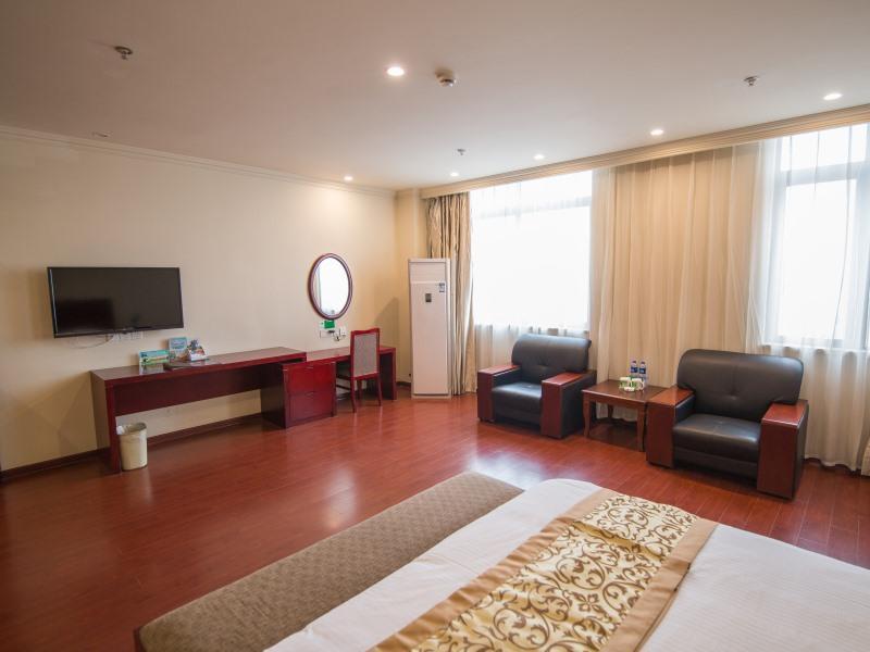 Greentree Inn Anhui Guangde Zhongyang Lecheng Business Hotel Eksteriør bilde