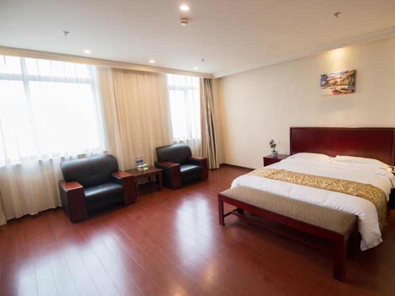 Greentree Inn Anhui Guangde Zhongyang Lecheng Business Hotel Eksteriør bilde