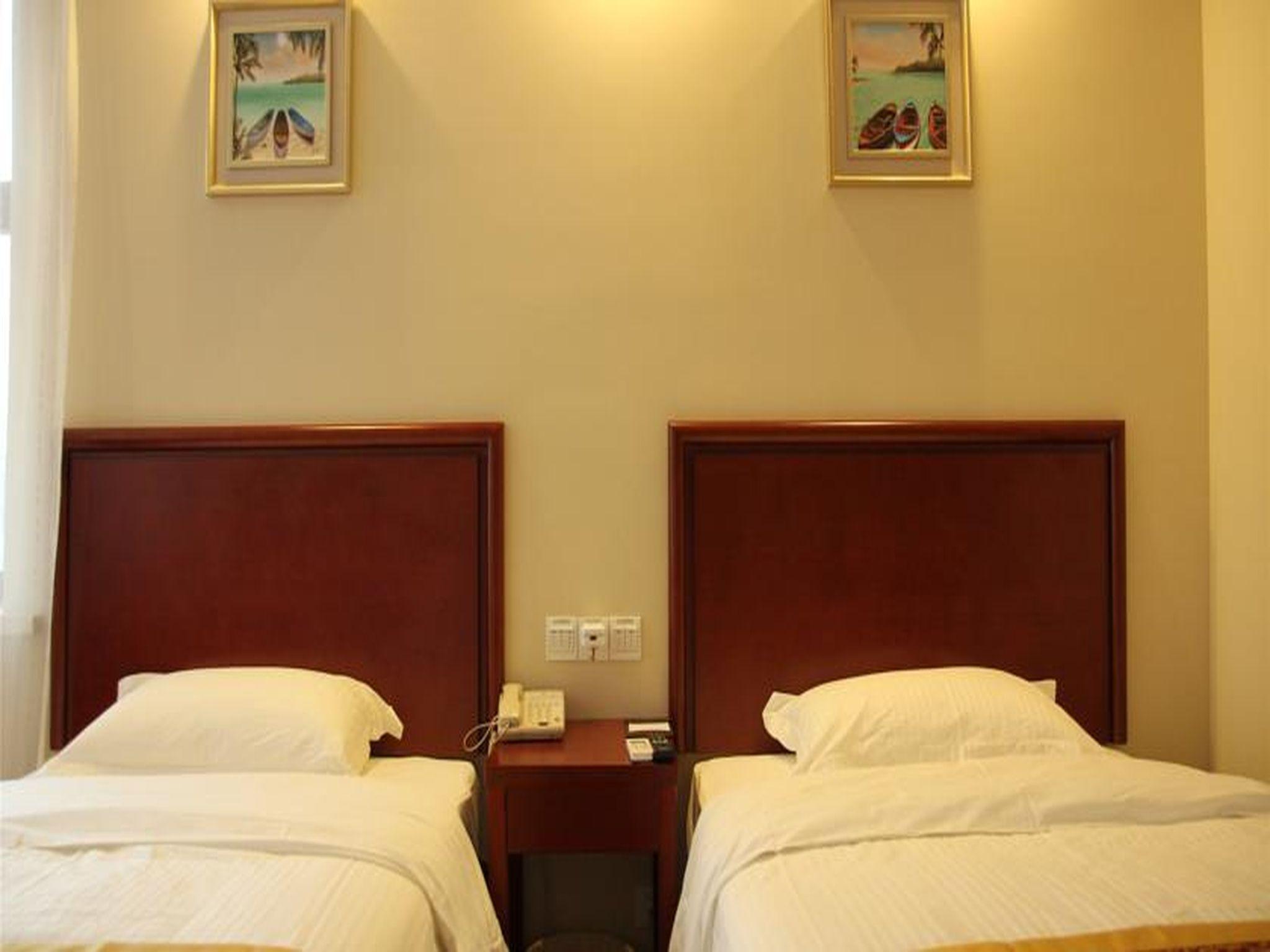 Greentree Inn Anhui Guangde Zhongyang Lecheng Business Hotel Eksteriør bilde