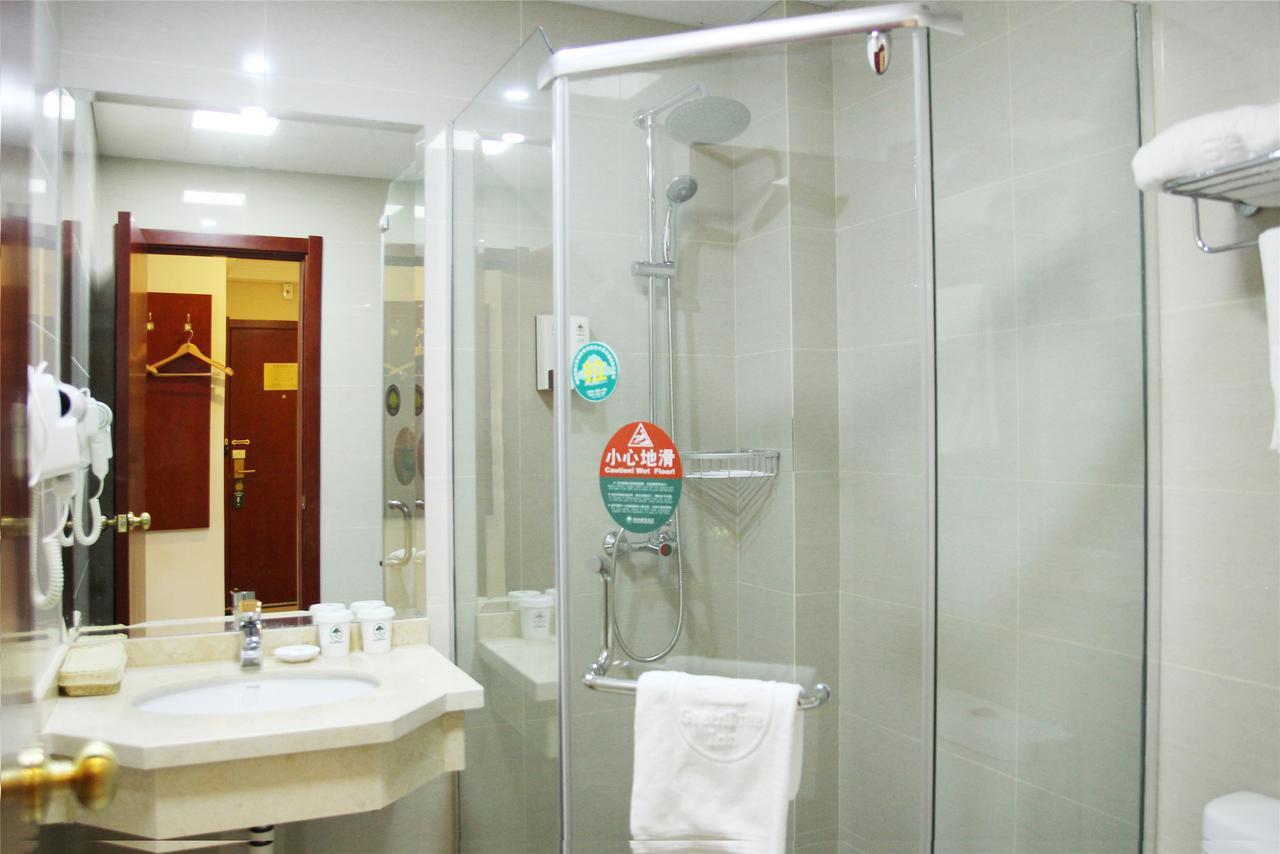 Greentree Inn Anhui Guangde Zhongyang Lecheng Business Hotel Eksteriør bilde