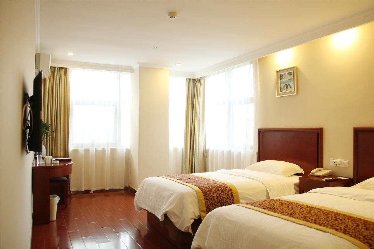Greentree Inn Anhui Guangde Zhongyang Lecheng Business Hotel Eksteriør bilde