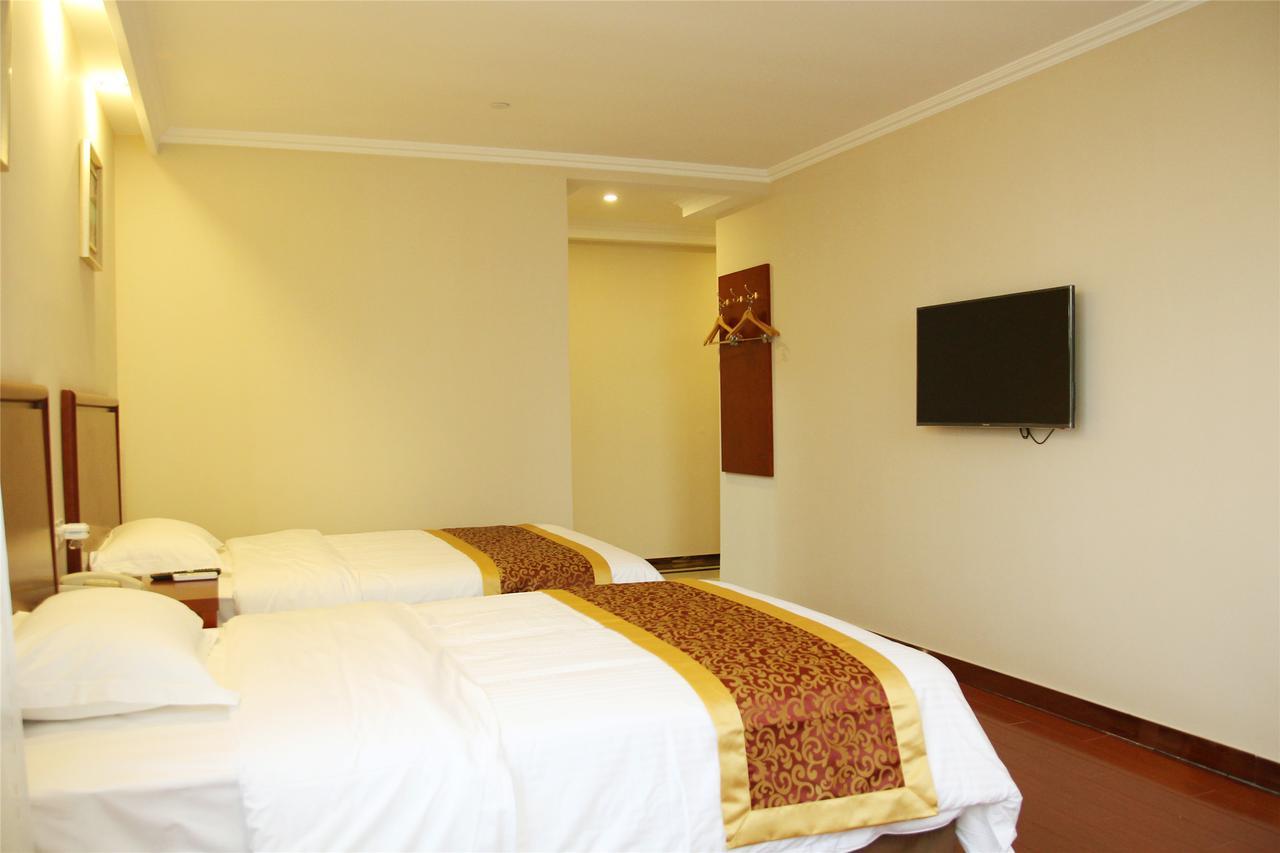 Greentree Inn Anhui Guangde Zhongyang Lecheng Business Hotel Eksteriør bilde