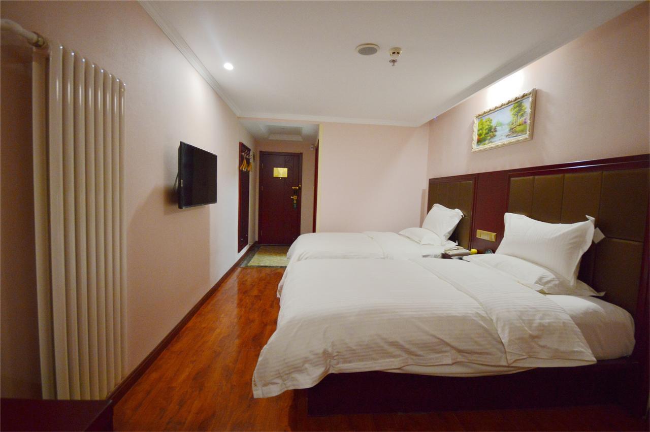 Greentree Inn Anhui Guangde Zhongyang Lecheng Business Hotel Eksteriør bilde