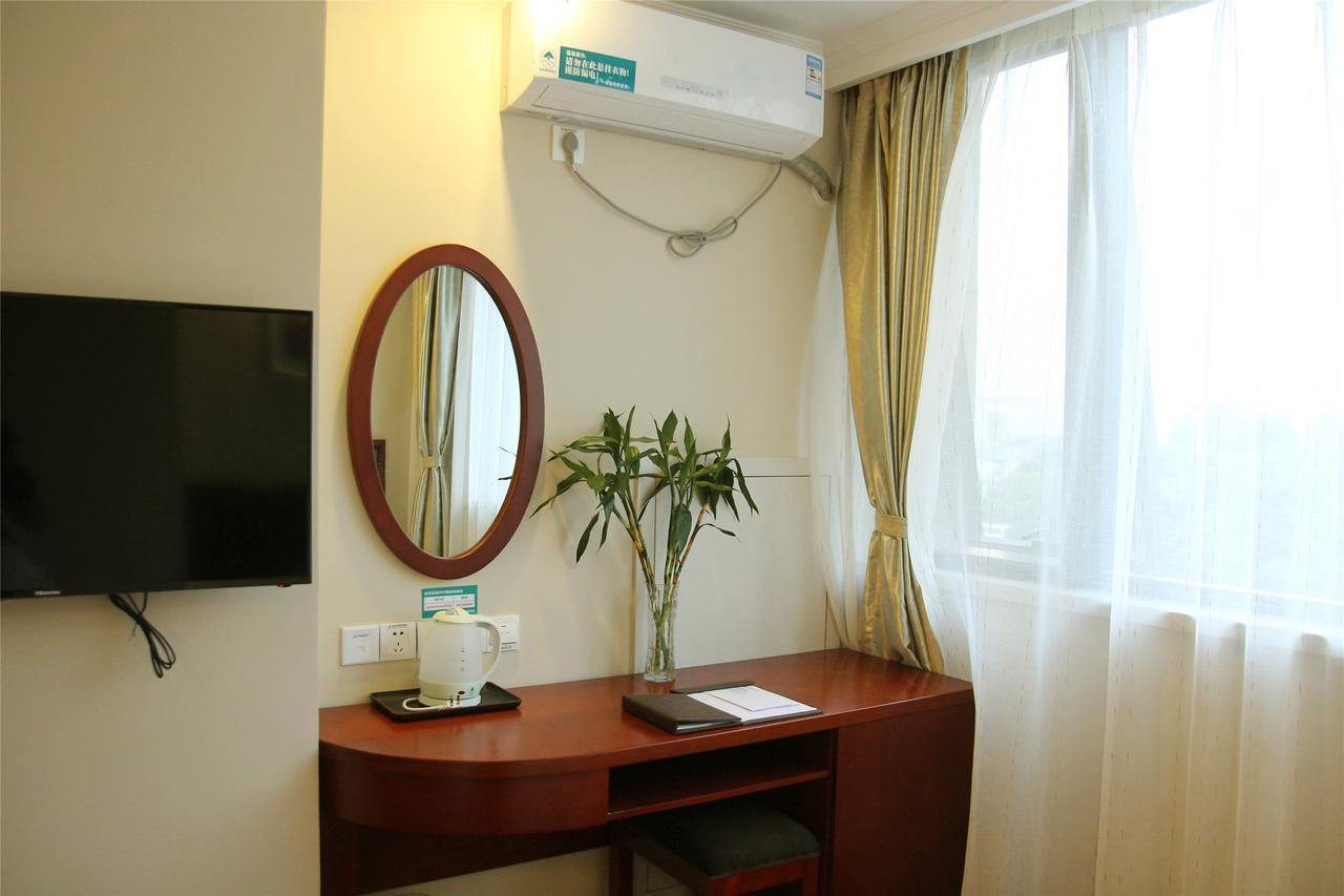 Greentree Inn Anhui Guangde Zhongyang Lecheng Business Hotel Eksteriør bilde